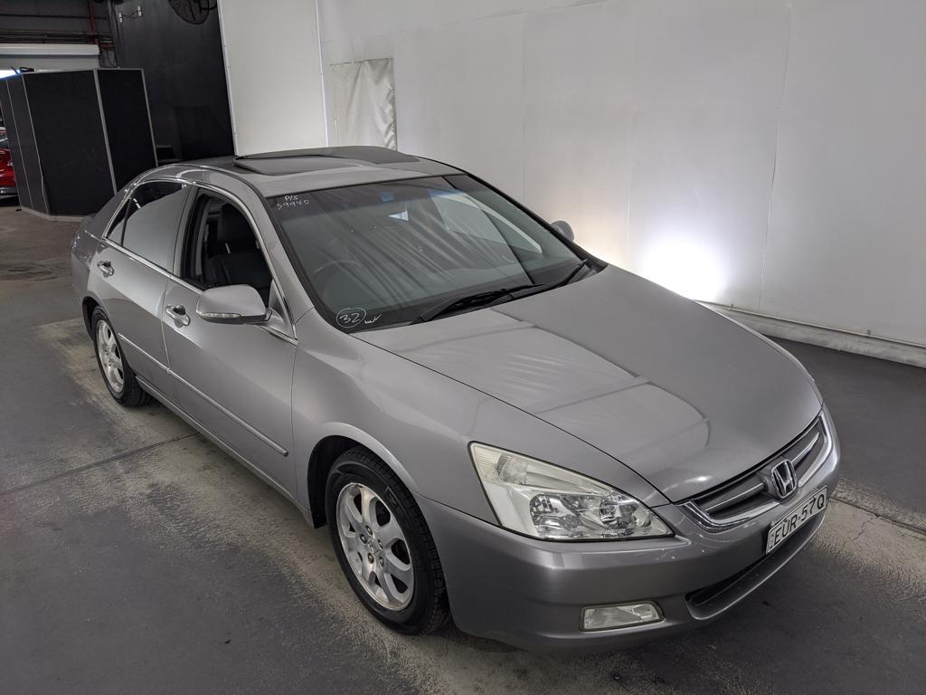 2004 HONDA ACCORD V6 LUXURY 40 SILVER 5 SP AUTOMATIC 4D SEDAN United