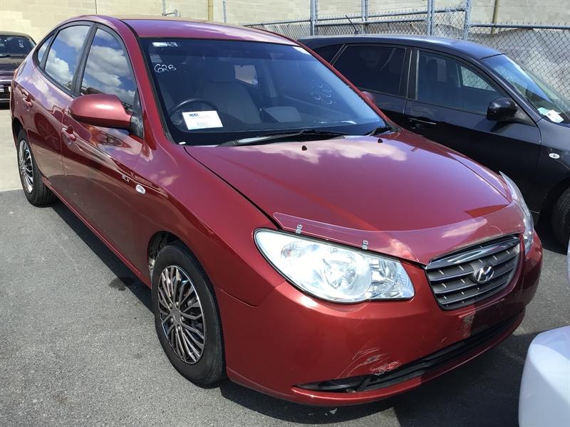 228025 2008 HYUNDAI ELANTRA SLX HD RED 4 SP AUTOMATIC 4D SEDAN Central Auto ...