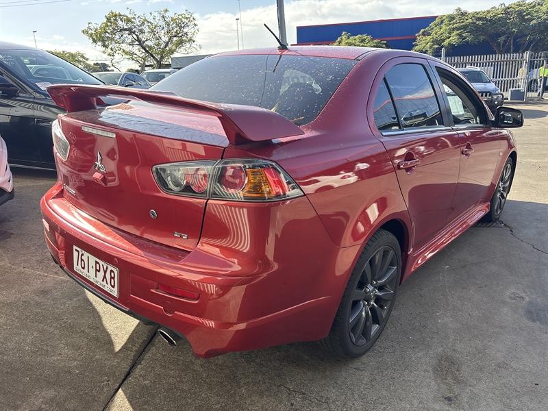 2014 MITSUBISHI LANCER RALLIART CJ MY14 RED 6 SP AUTO DIRECT SH 4D ...