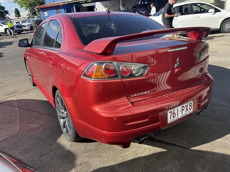 2014 MITSUBISHI LANCER RALLIART CJ MY14 RED 6 SP AUTO DIRECT SH 4D ...