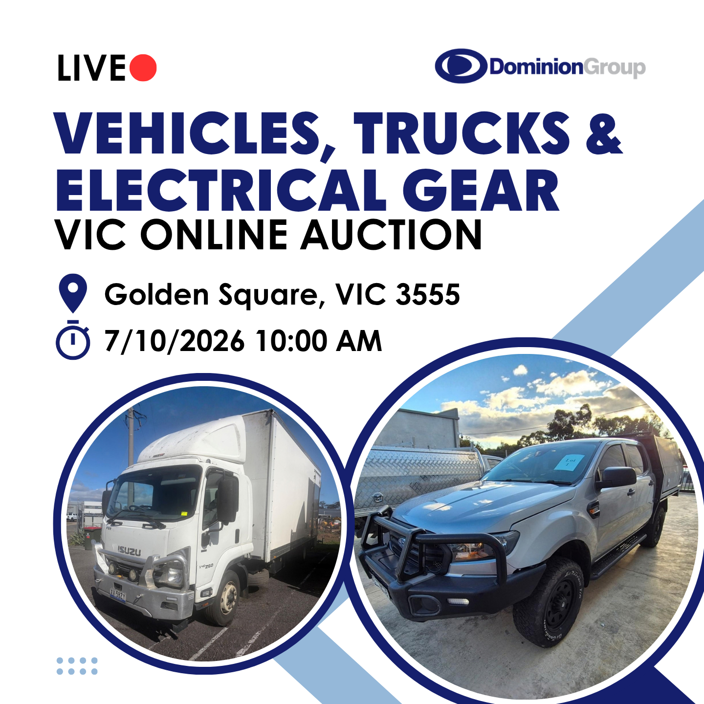 (VIC) Vehicles, Trucks & Electrical Gear [864]