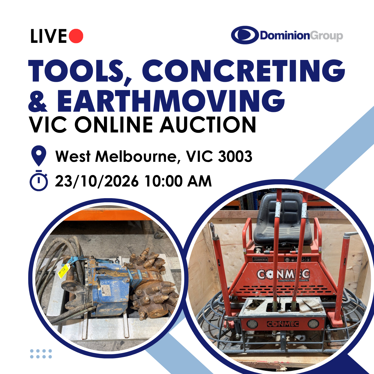 (VIC) Tools, Concreting & Earthmoving [870]