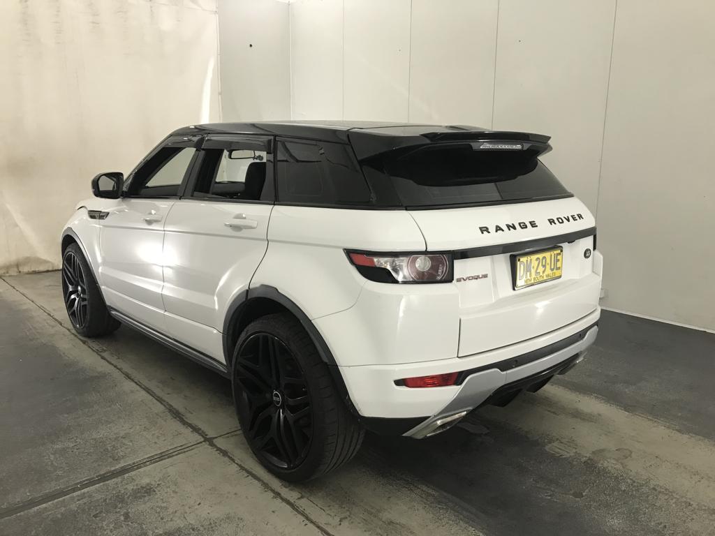 2012 RANGE ROVER EVOQUE SD4 DYNAMIC LV WHITE 6 SP MANUAL 5D WAGON ...