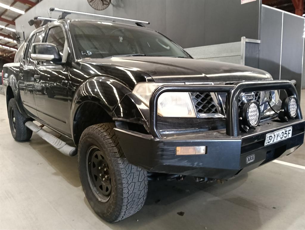 2009 NISSAN NAVARA ST X 4x4 D40 BLACK 5 SP AUTOMATIC DUAL CAB P UP 