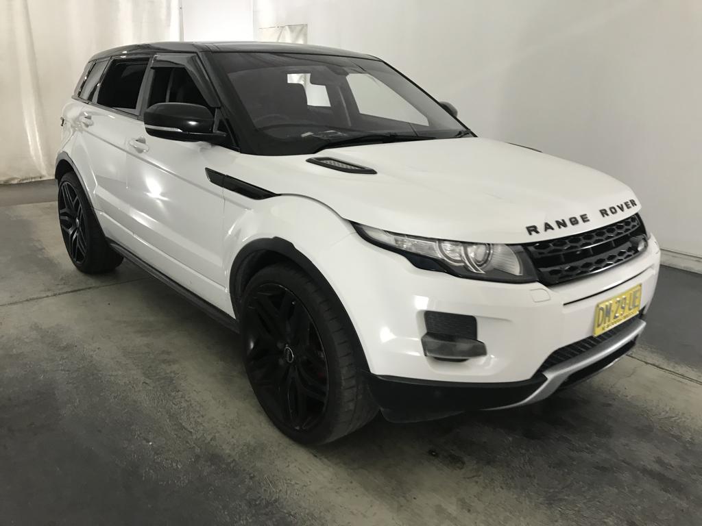 2012 RANGE ROVER EVOQUE SD4 DYNAMIC LV WHITE 6 SP MANUAL 5D WAGON ...