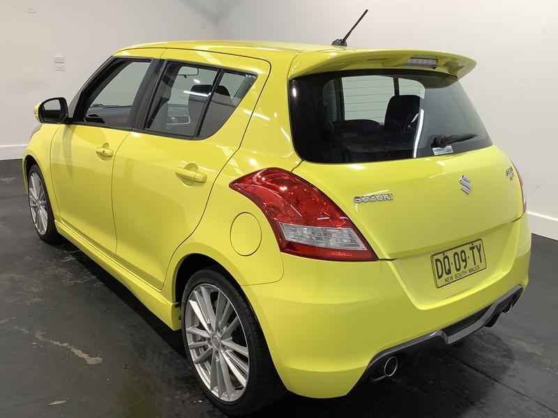 2012 SUZUKI SWIFT SPORT FZ YELLOW CVT AUTO 7 SP SEQUE 5D HATCHBACK ...